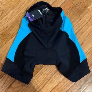 Beroy Black and Blue Cycling Shorts